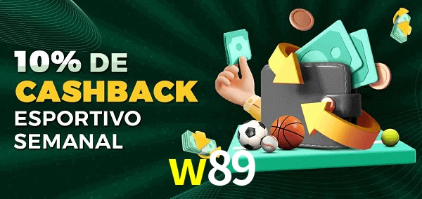 10% de bônus de cashback na w89