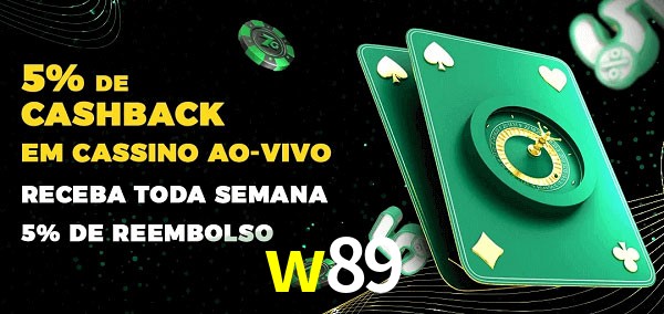 Promoções do cassino ao Vivo w89